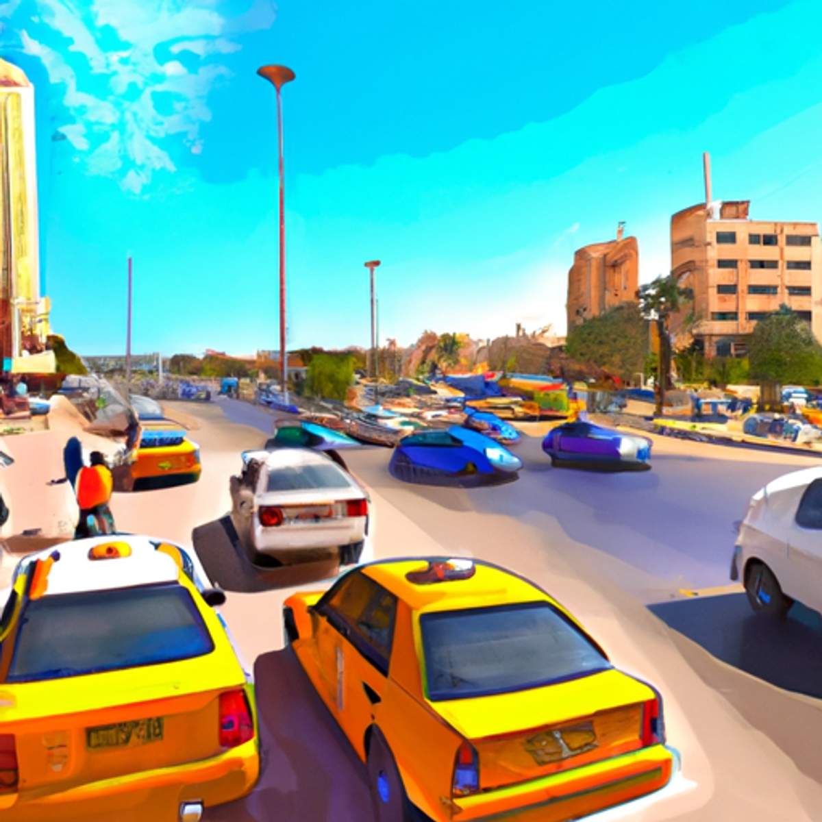 Preço de táxi em Arábia Saudita
