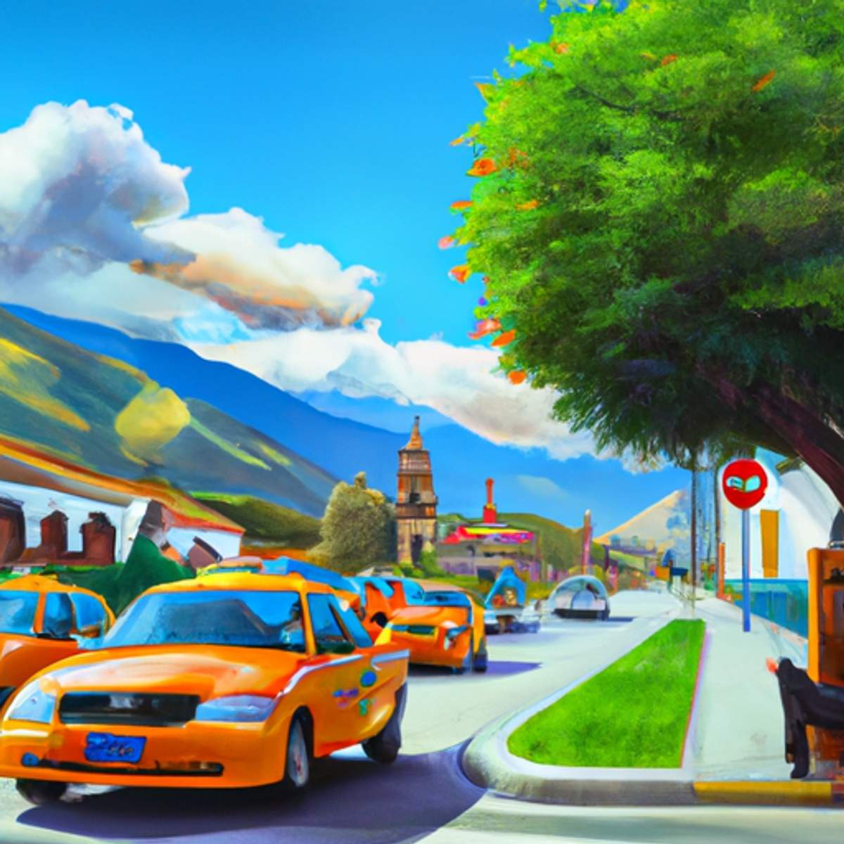 Preço de táxi em Peru