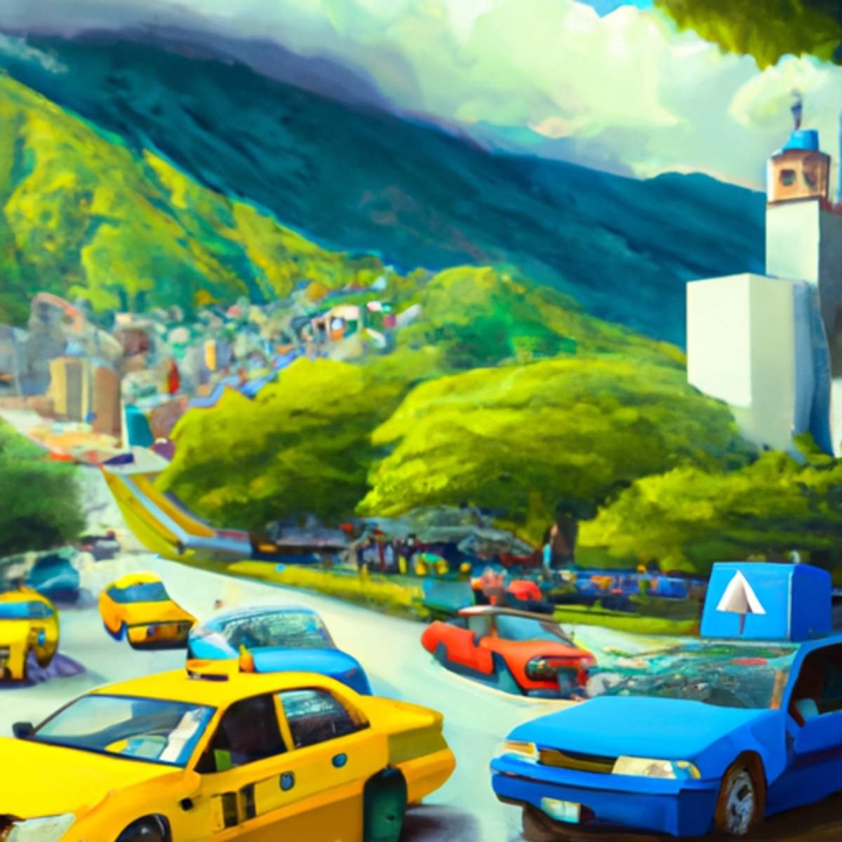 Preço de táxi em Venezuela