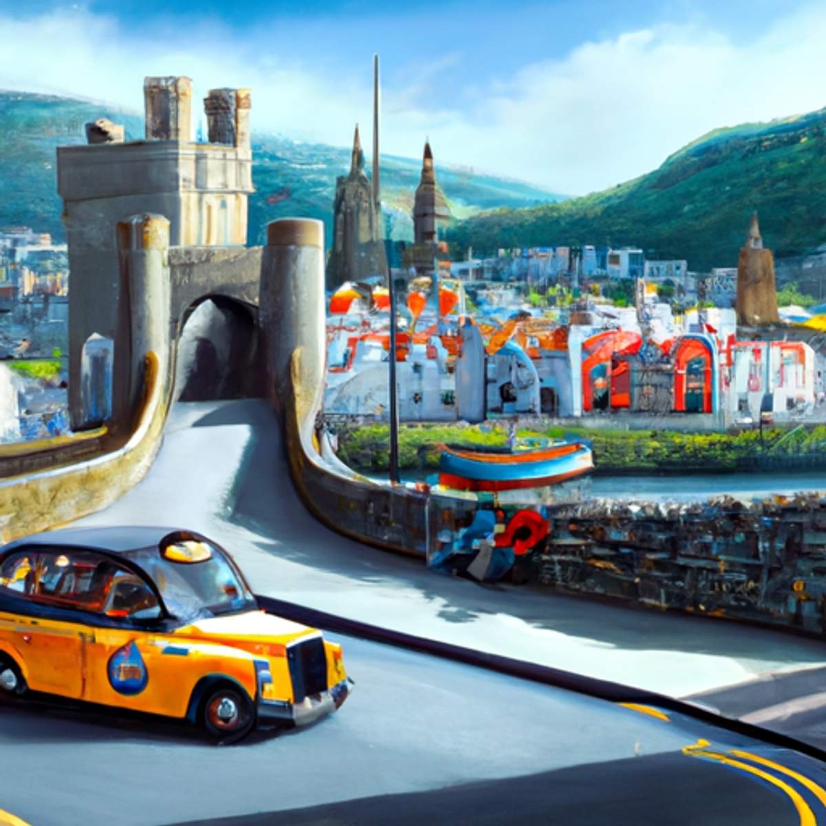 Preço de táxi em Wales