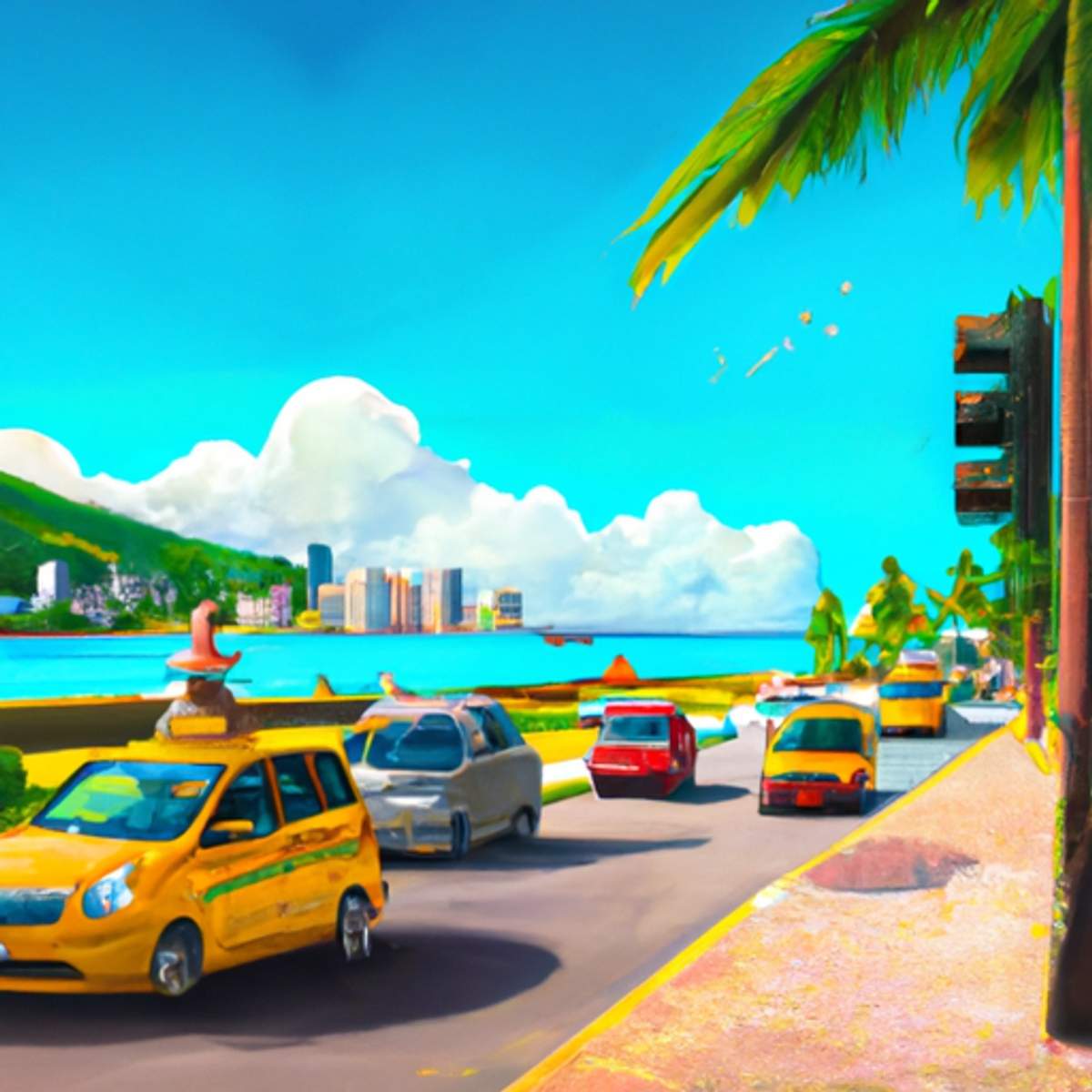 Preço de táxi em Guadeloupe