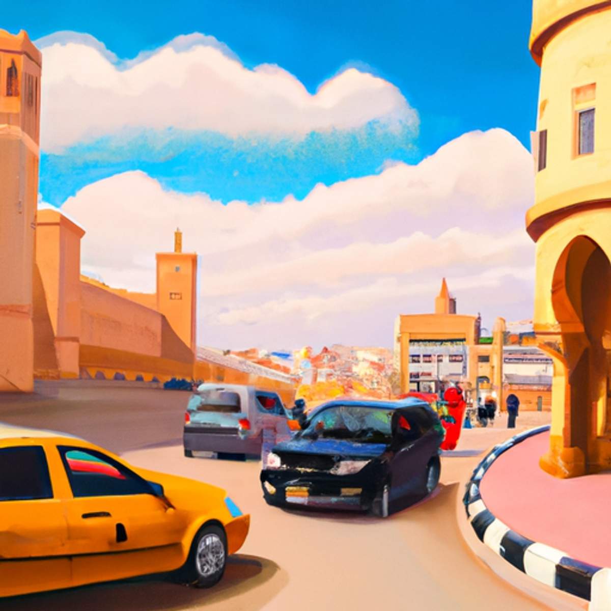 Preço de táxi em Marrocos