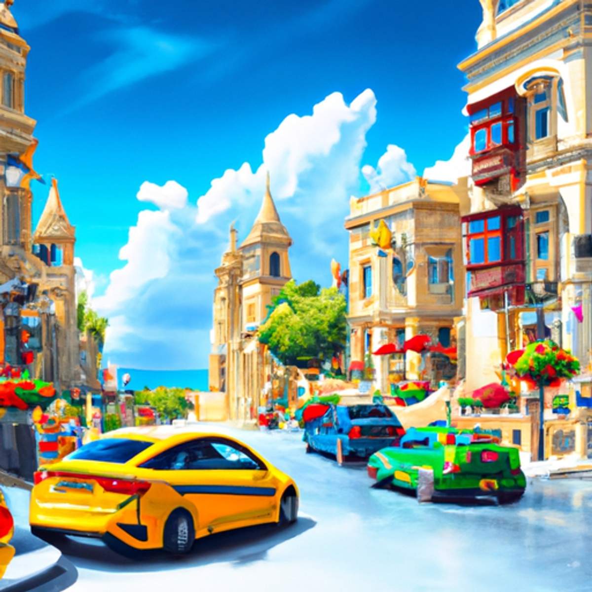 Preço de táxi em Malta