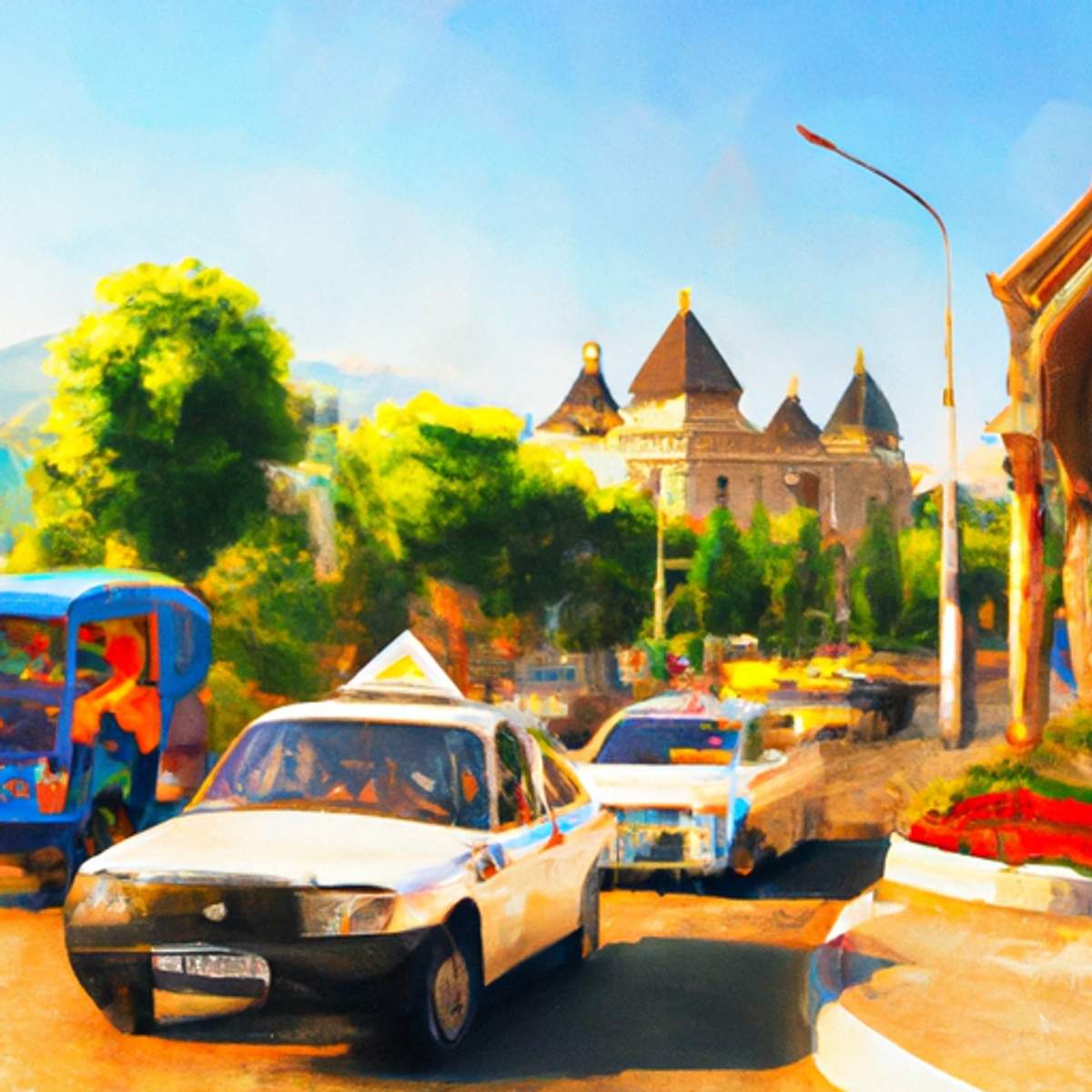 Preço de táxi em Uzbequistão