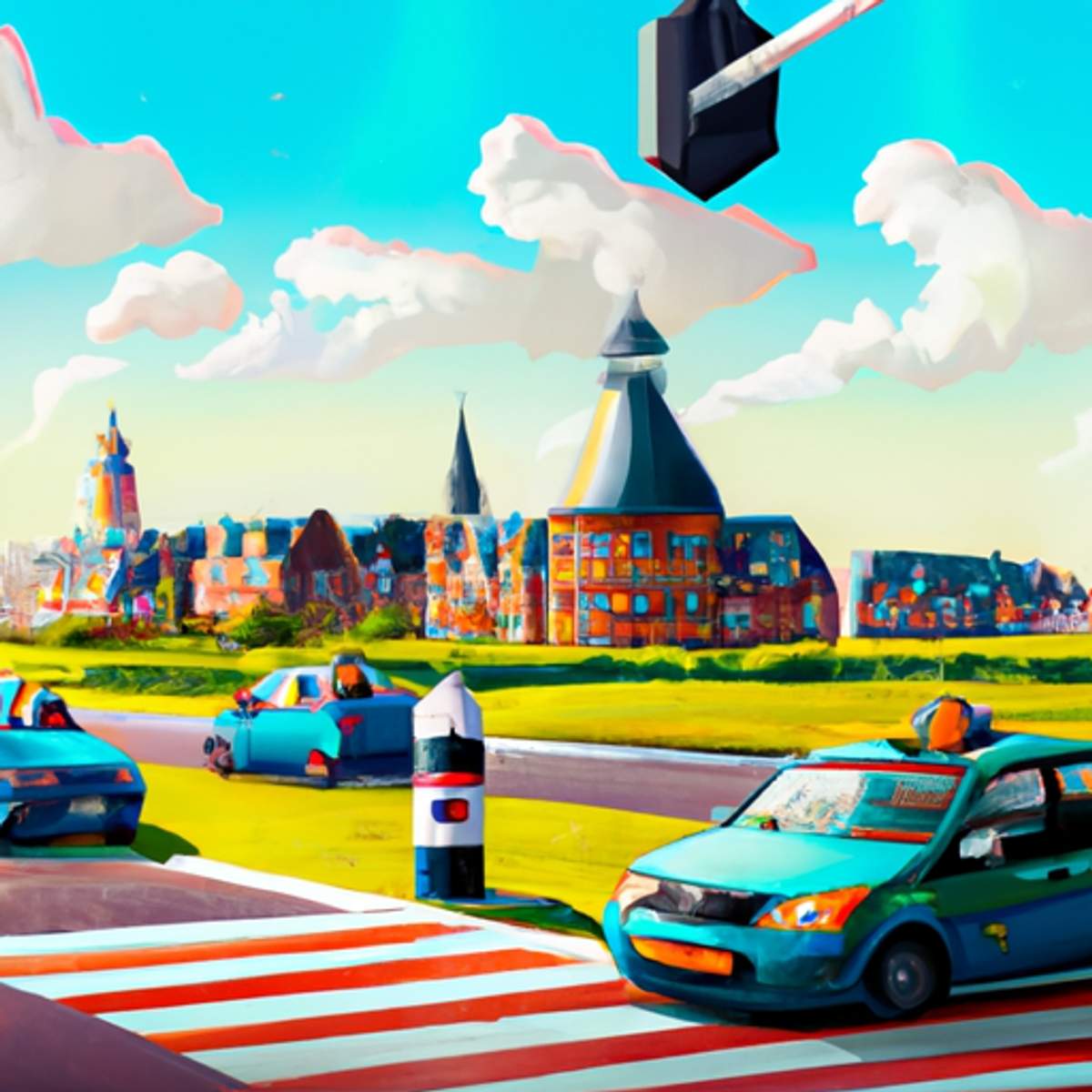 Preço de táxi em Holanda