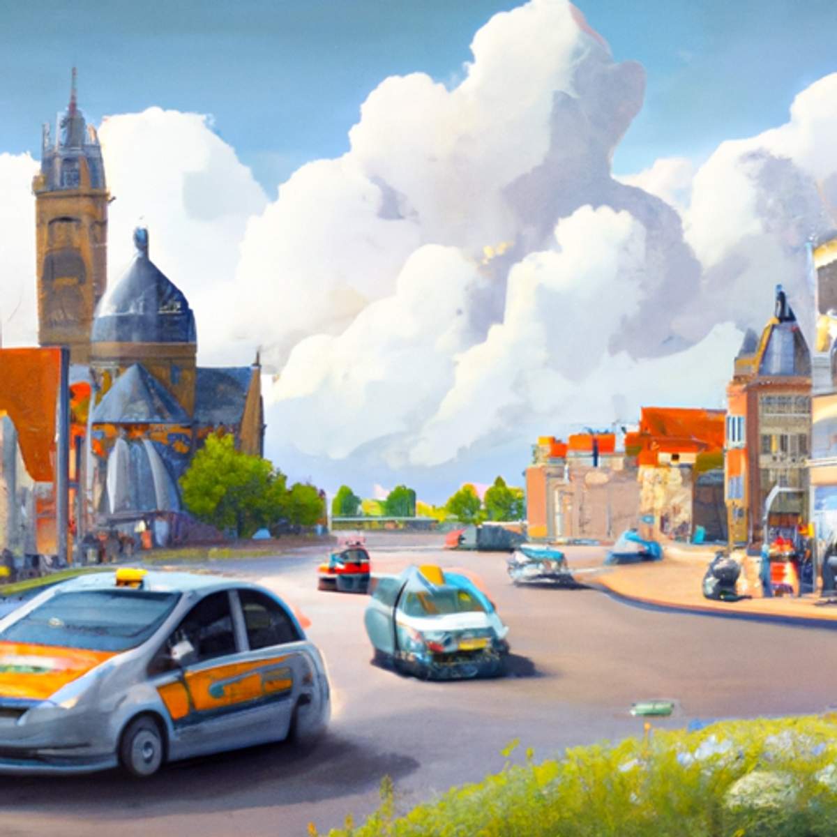 Preço de táxi em Holanda