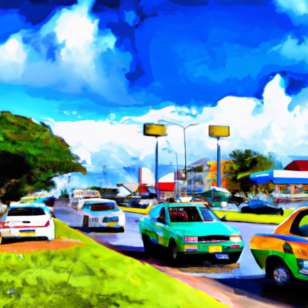 Preço de táxi em Guyana