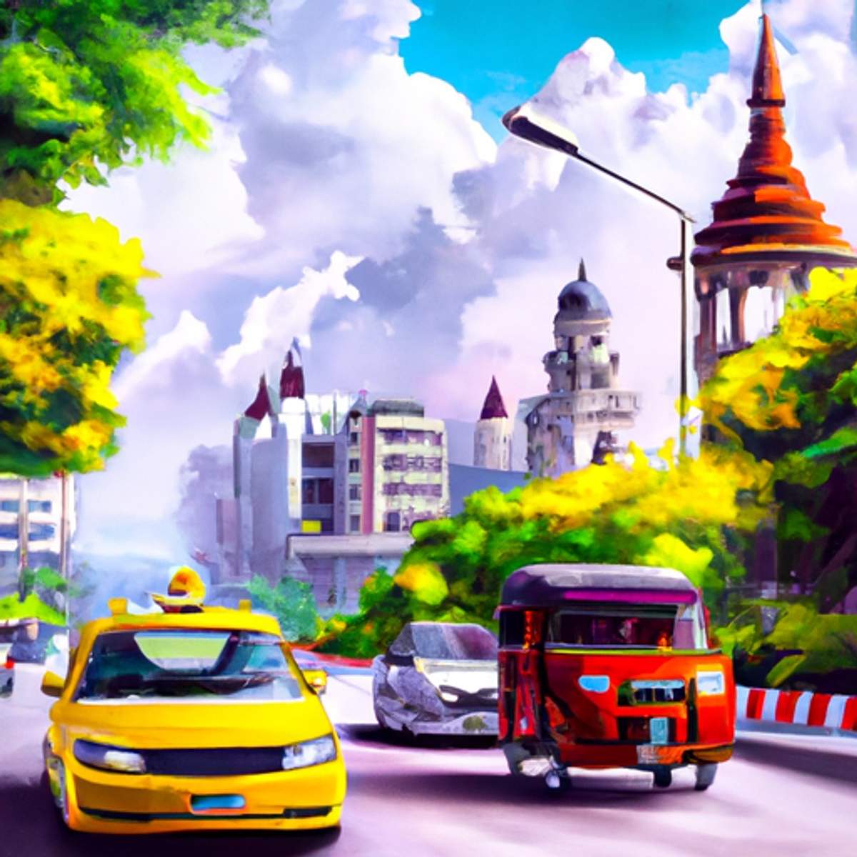 Preço de táxi em Myanmar