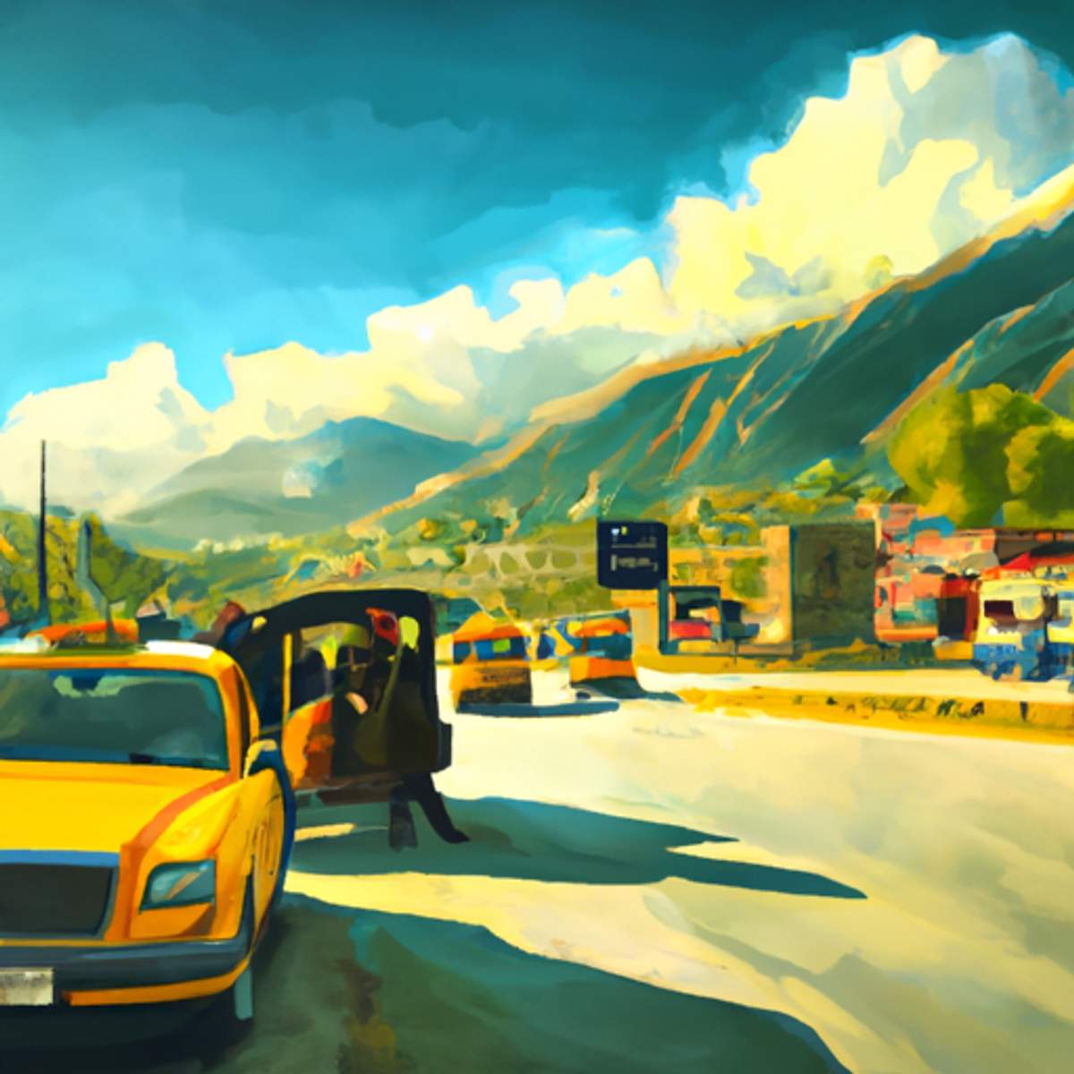 Preço de táxi em Pakistan