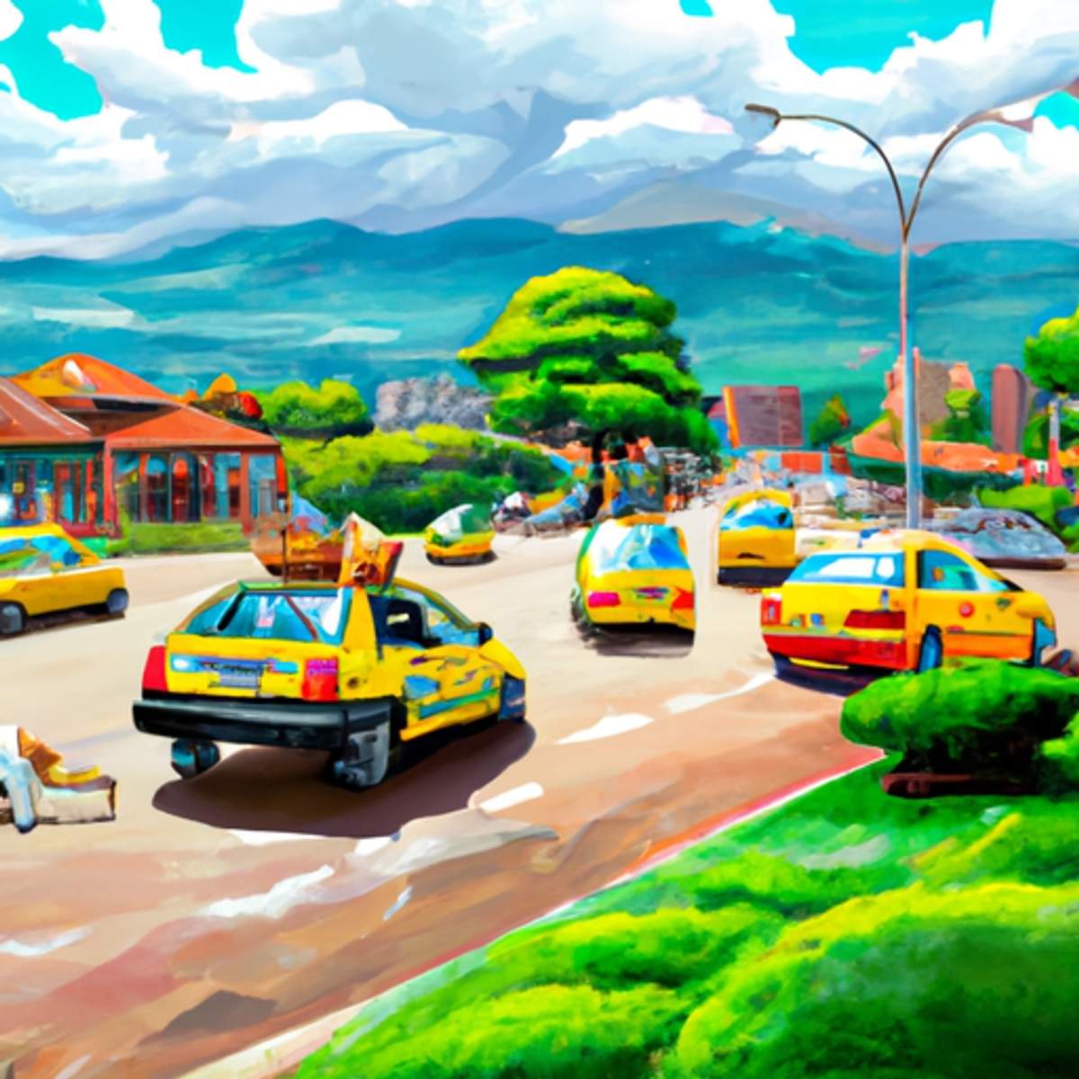 Preço de táxi em Rwanda